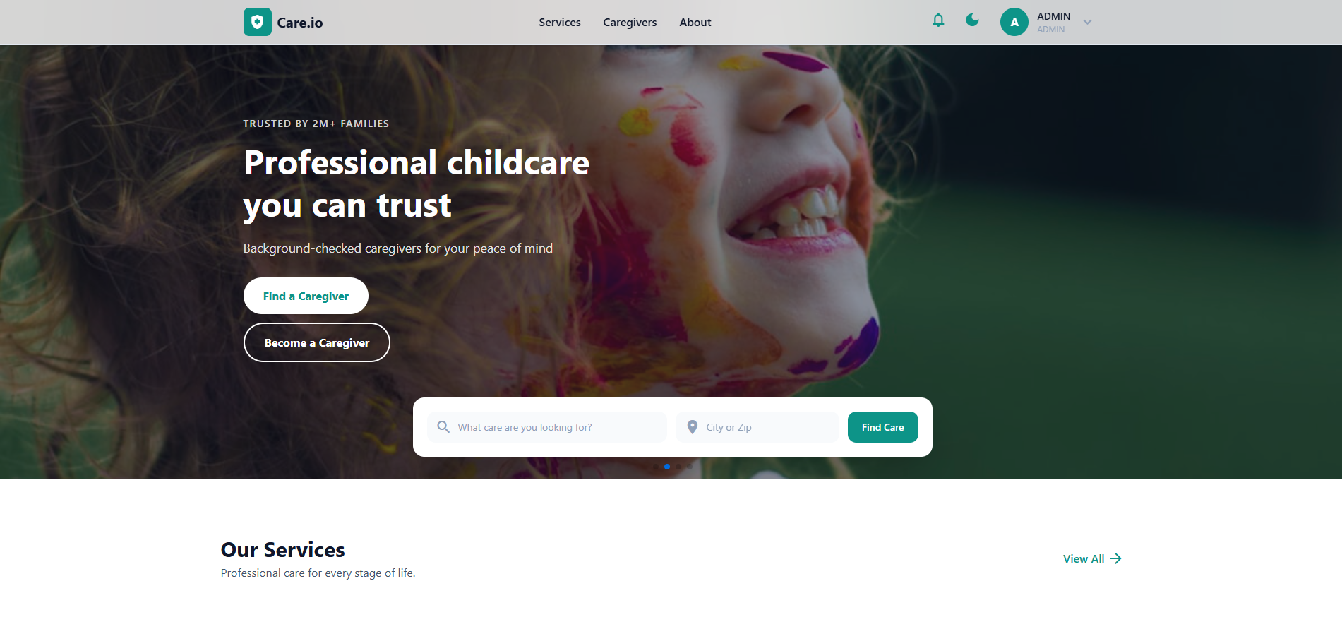 CARE.IO screenshot